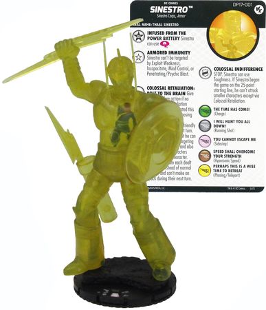 Heroclix - Colossal Sinestro - 2017 Convention Exclusive