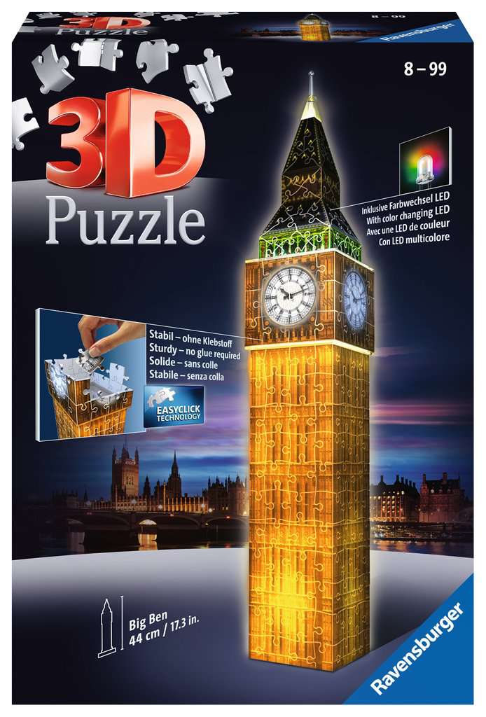 Big Ben 3D Puzzle - Night Edition