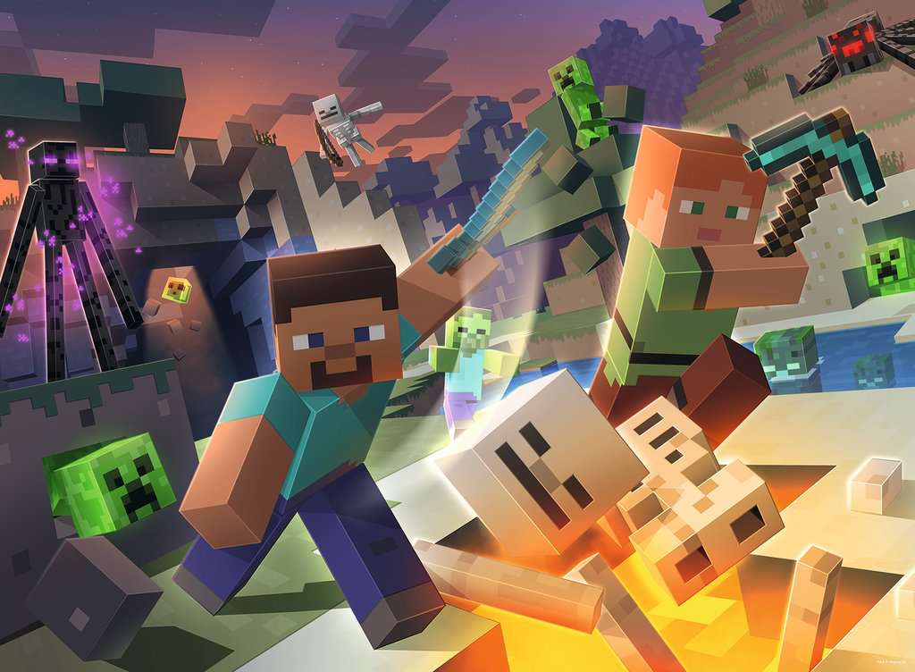 Monster Minecraft Puzzle