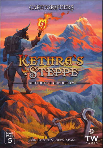 Cartographers Heroes - Map Pack 5 - Kethra's Steppe