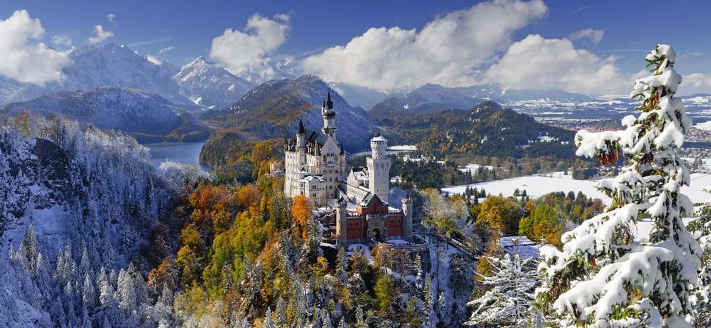 Neuschwanstein Castle Panorama