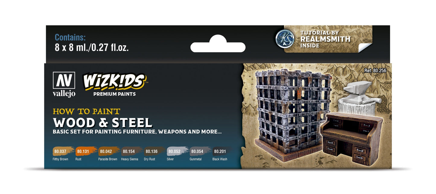 WizKids Premium Paints: Wood & Steel
