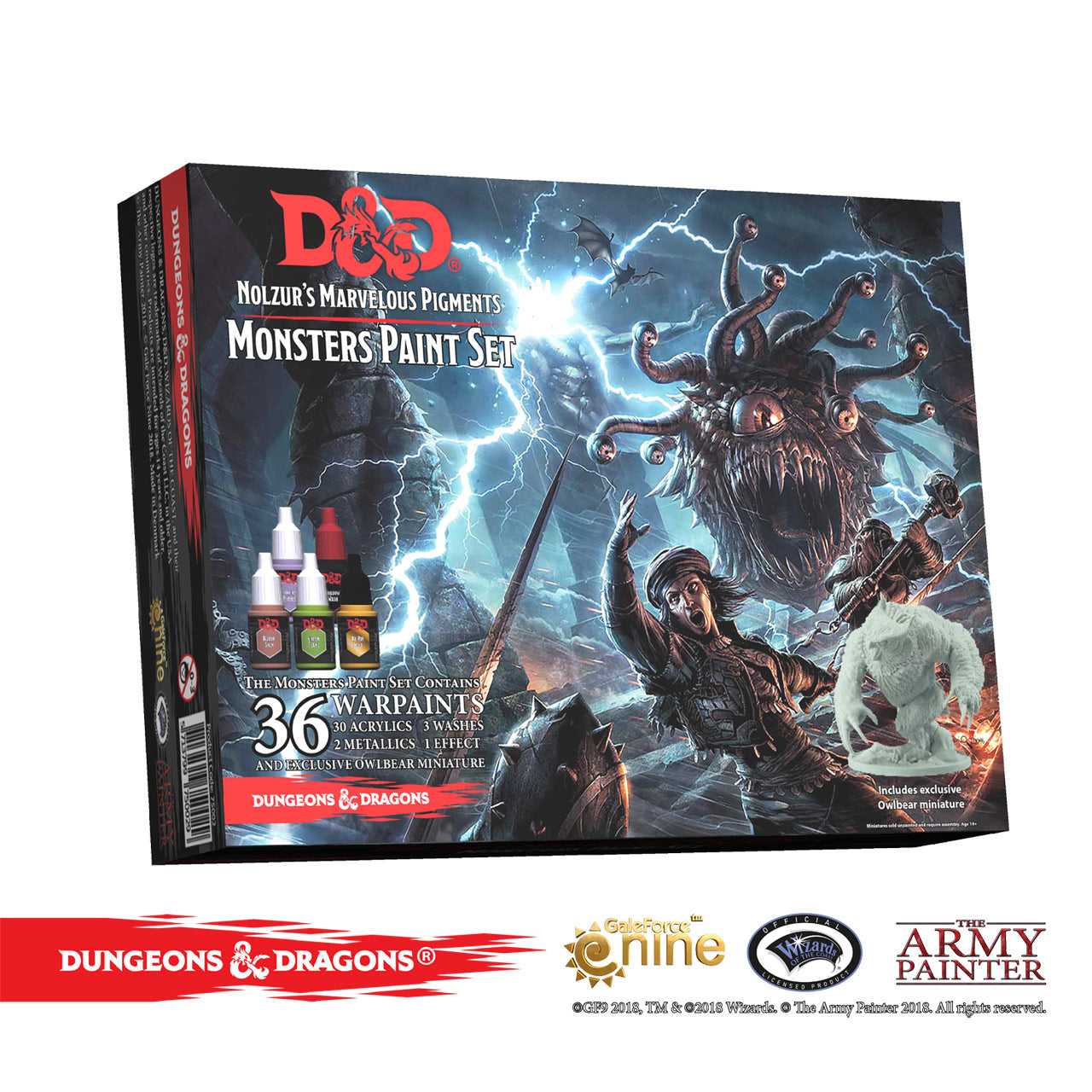 Dungeons and Dragons: Monsters Paint Set