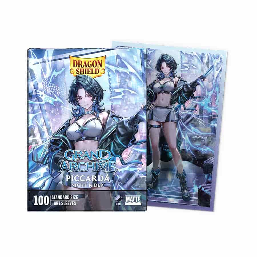 Dragon Shield - Matte Dual Art Sleeves - Grand Archive Asphodel Paradise - Piccarda Night Rider (100ct) - Pre-Order (Copy) (Copy)