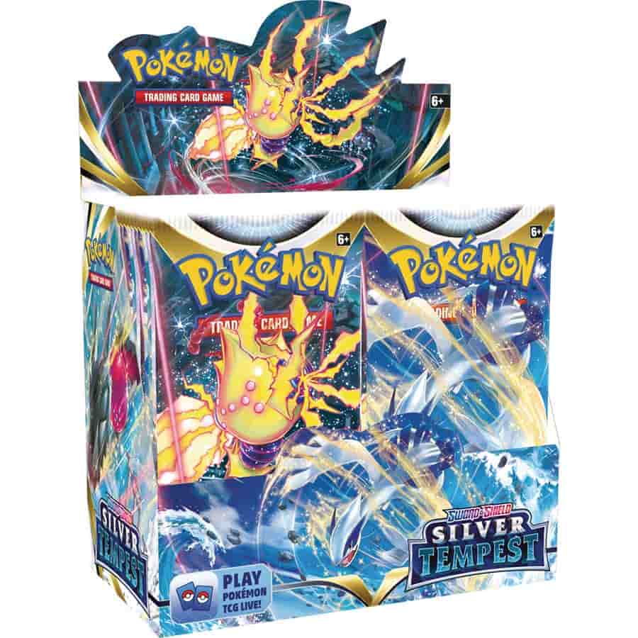 Pokemon TCG - Sword & Shield - Silver Tempest Booster Display