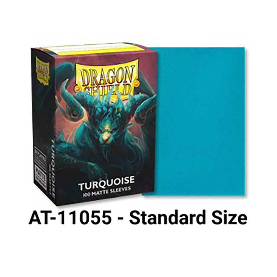 Dragon Shield Sleeves - Matte - Player's Choice - Turquoise (Box of 100)