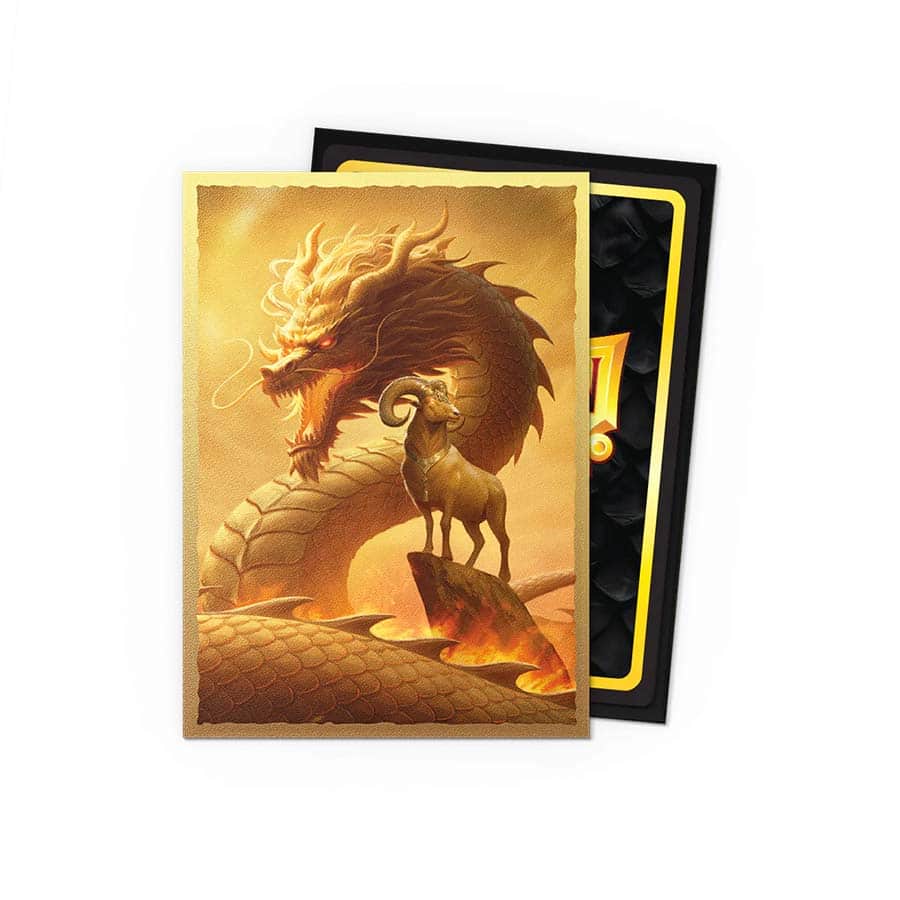 Dragon Shield - Matte Dual Art Sleeves - Lunar New Year 2027 - Fire Goat (100ct) - Pre-Order