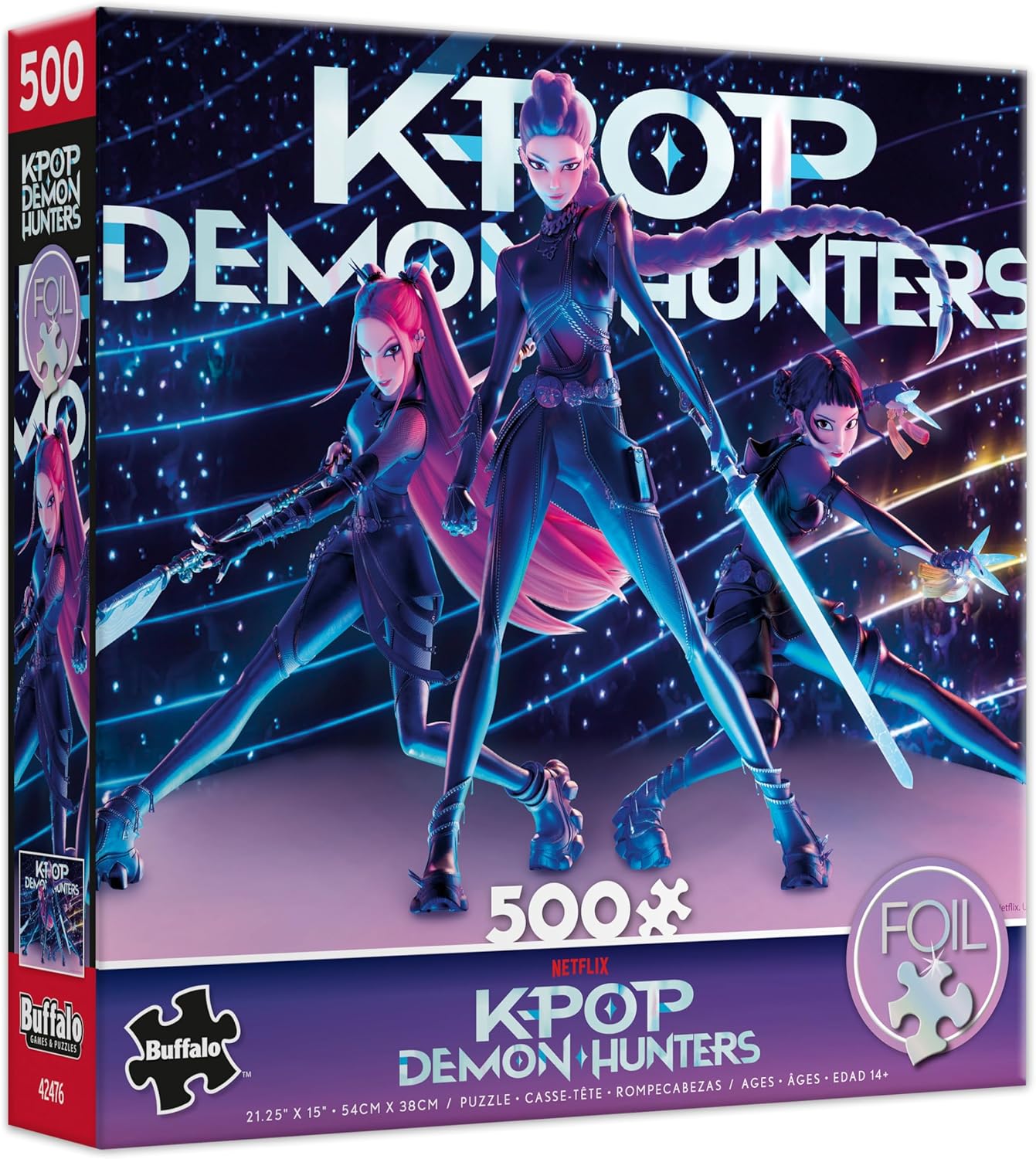 K Pop Demon Hunters: Huntrix Battle Foil 500 Pieces - Pre-Order