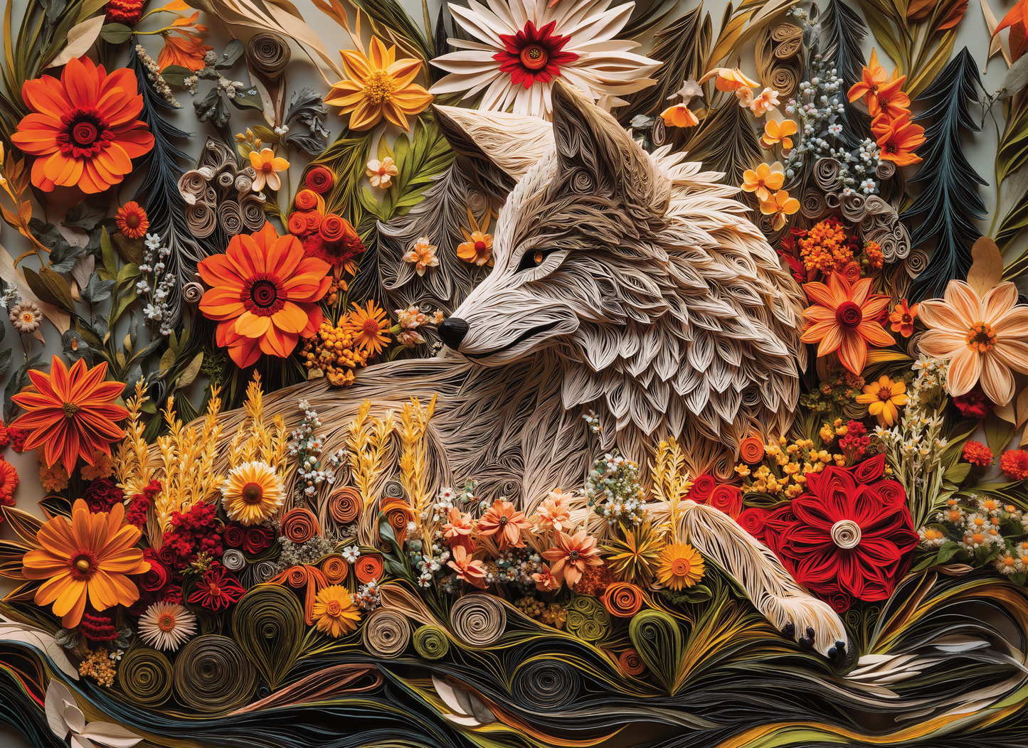 No. 15 - Wildflower Wolf