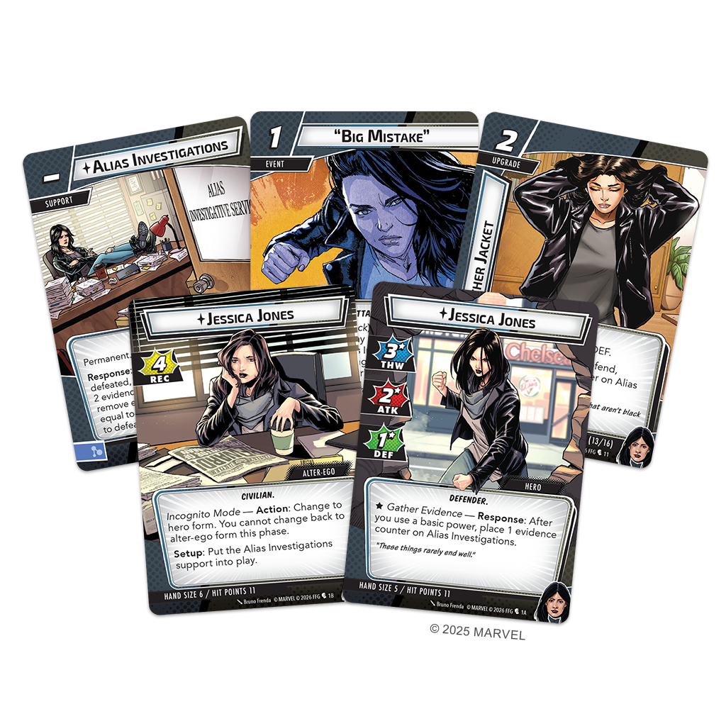 Marvel Champions: The Card Game - Jessica Jones Hero Pack - Pre-Order