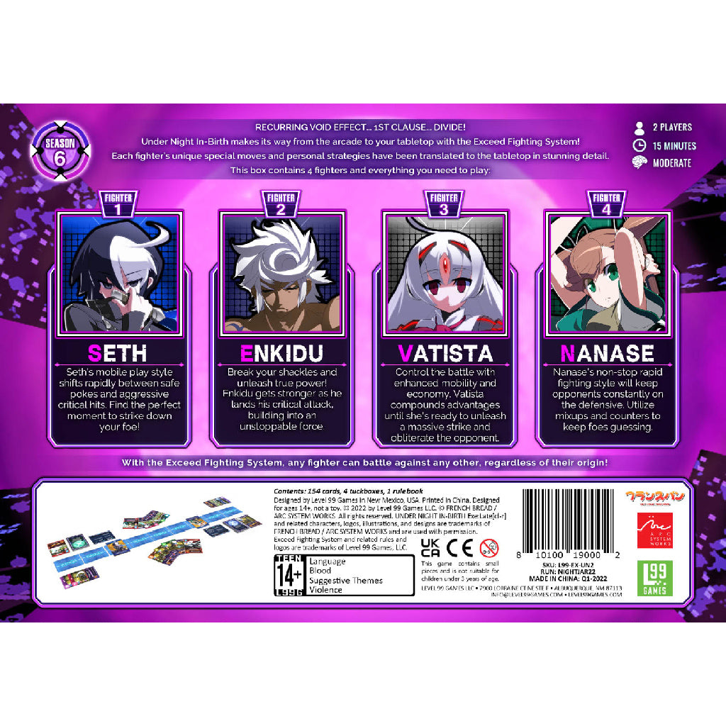 Exceed - Under Night In-Birth - Seth Box