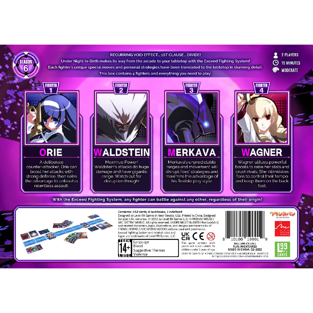 Exceed - Under Night In-Birth - Orie Box