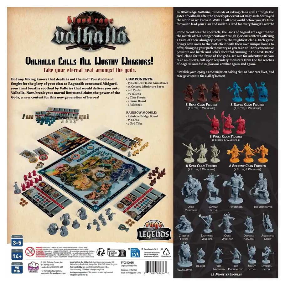 Blood Rage: Valhalla - Pre-Order