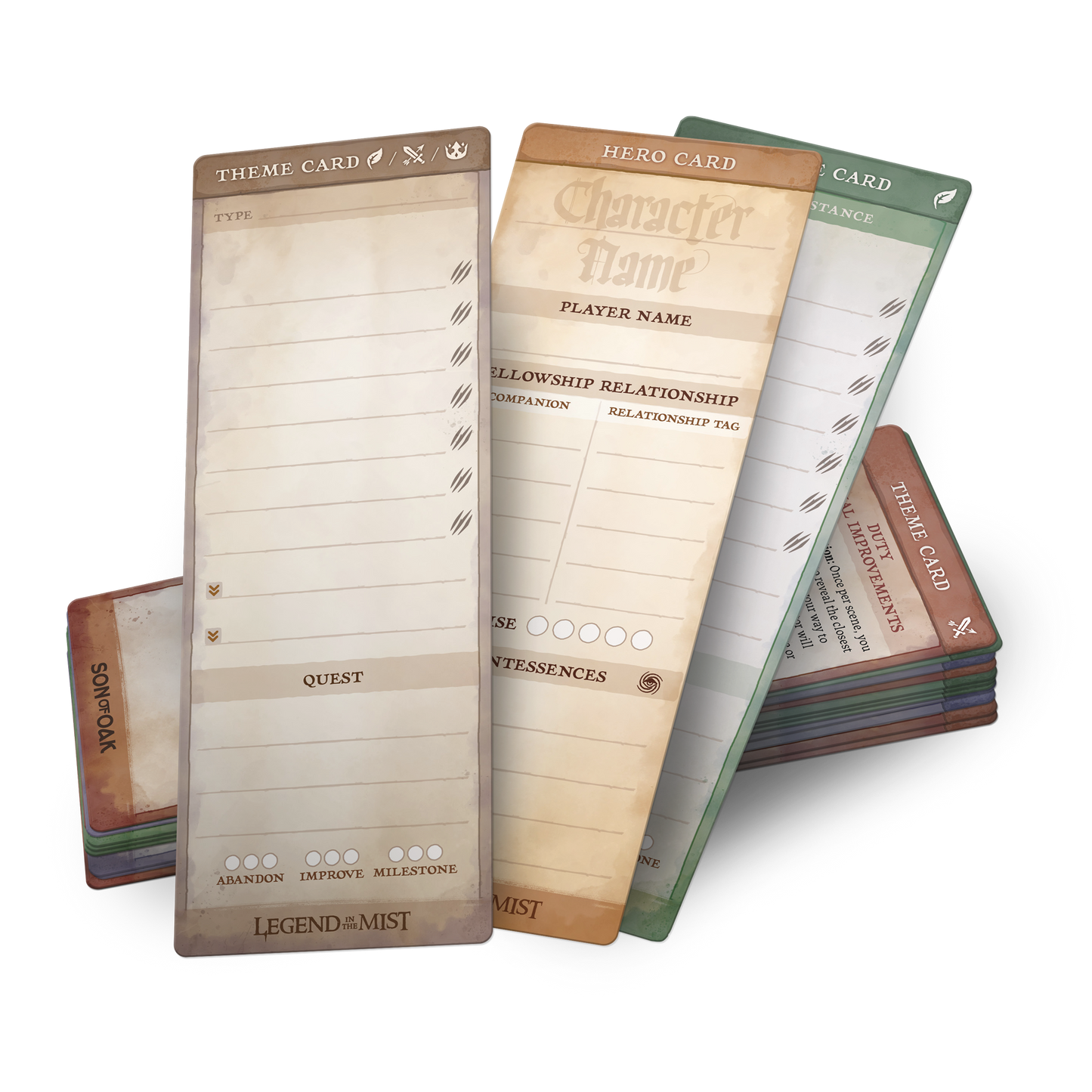 Legend in the Mist: Theme Cards