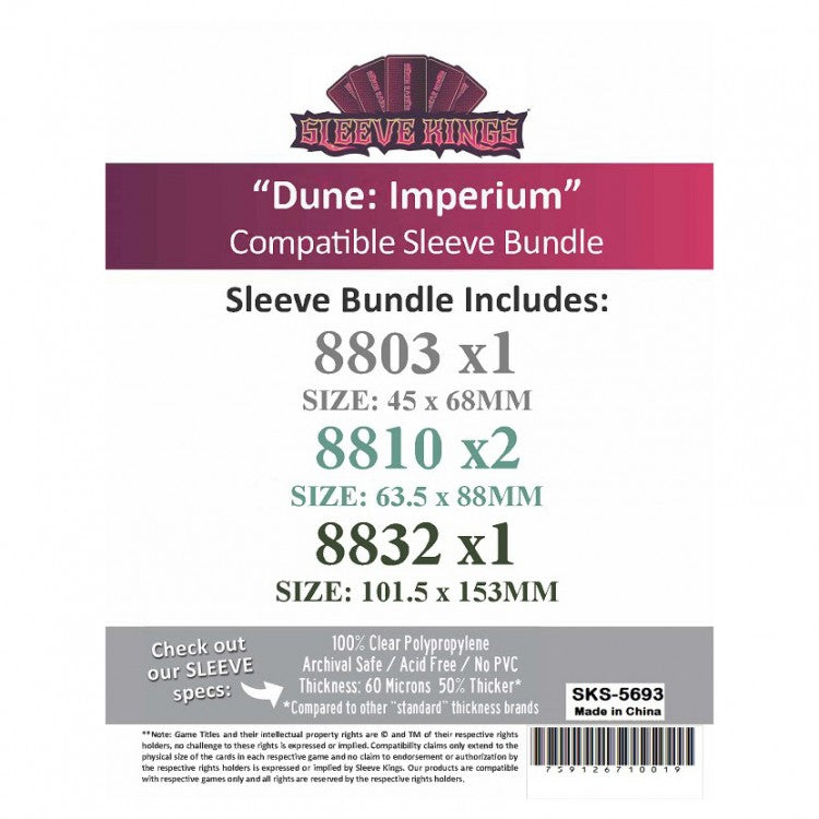 Dune Imperium Sleeves Bundle