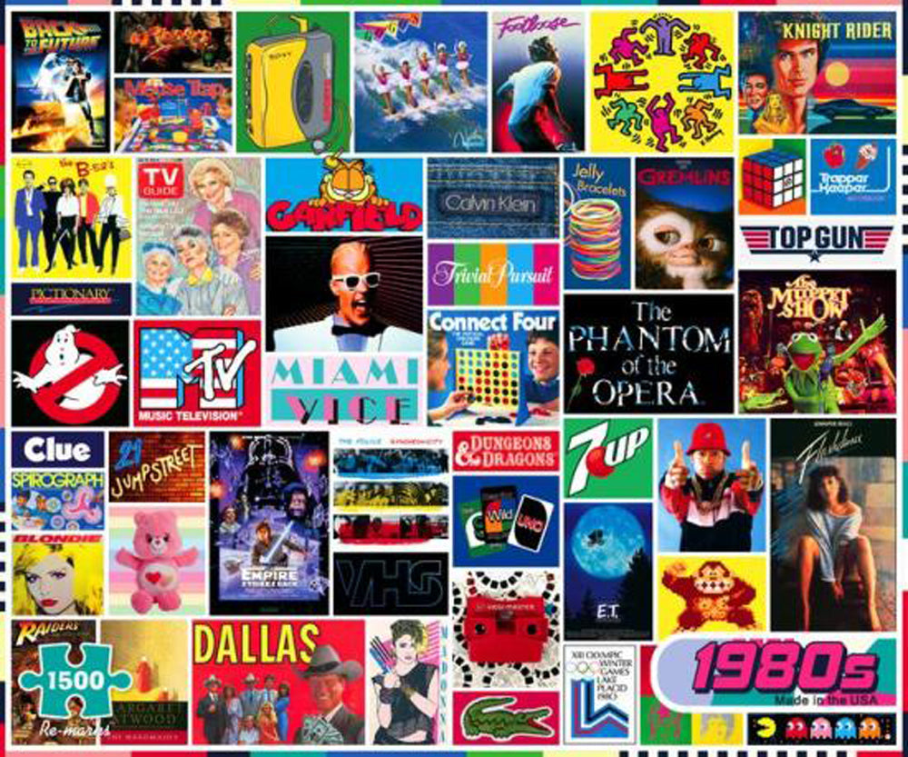 1500 Piece 1980s Puzzle