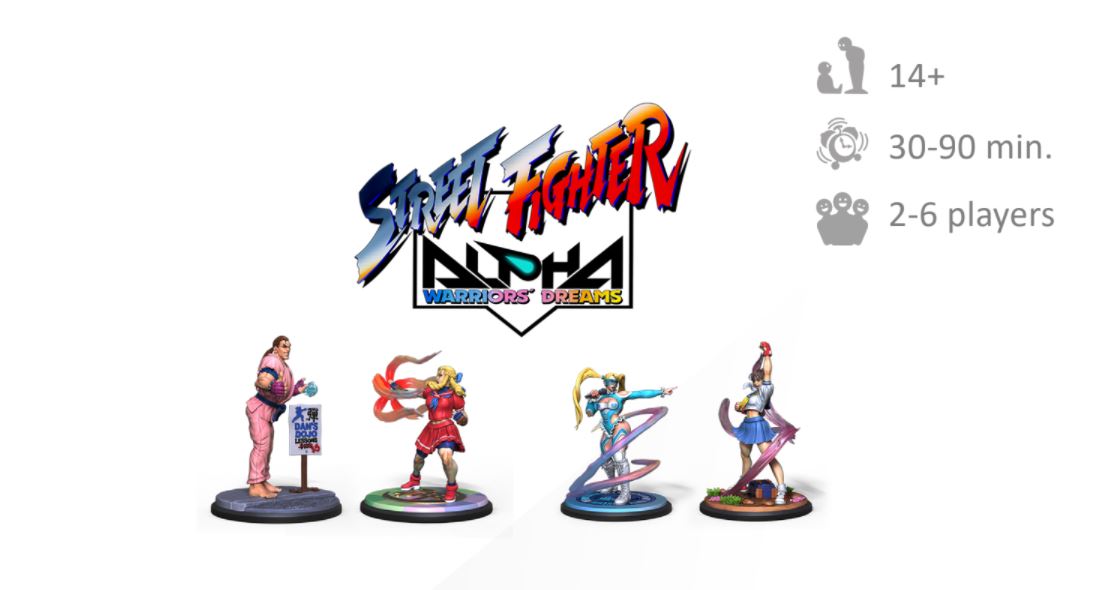 Street Fighter: The Miniatures Game Alpha Character Pack