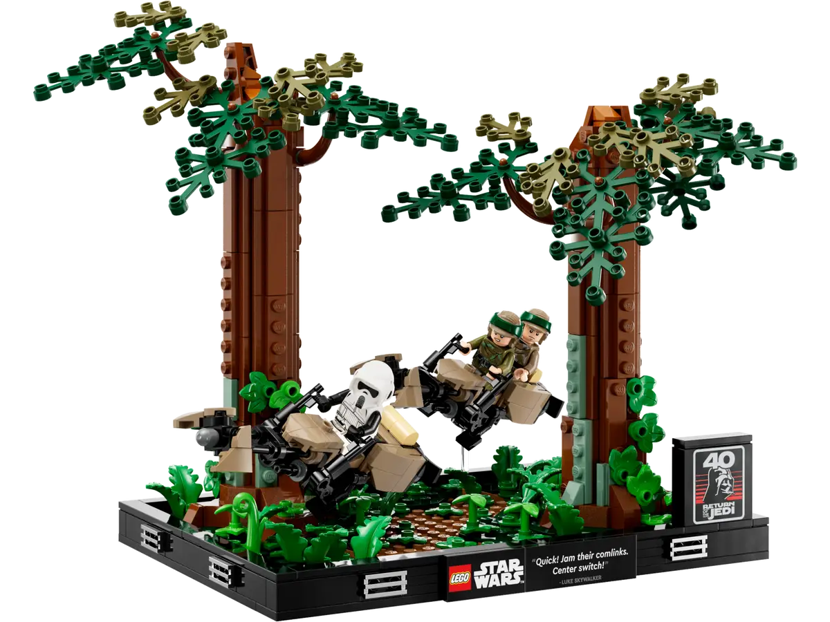 Lego™ Endor™ Speeder Chase Diorama