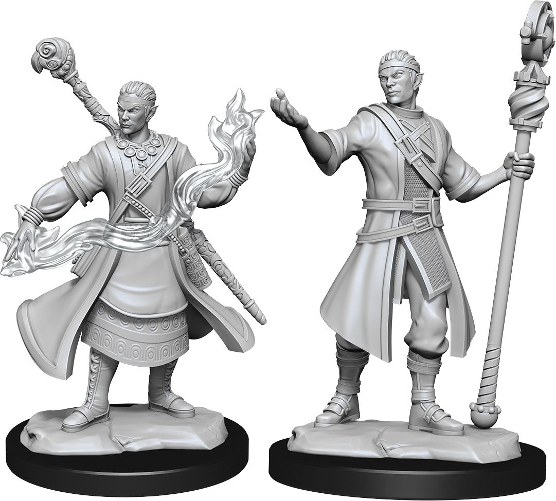 Dungeons and Dragons: Nolzur's Marvelous Unpainted Miniatures - W14 Half-Elf Wizard Male