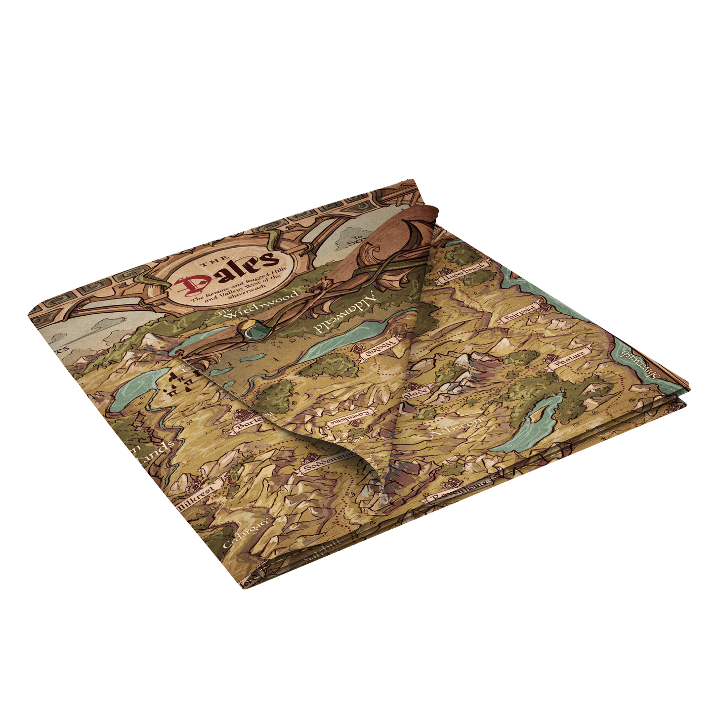 Legend in the Mist: Cloth Map of the Dales