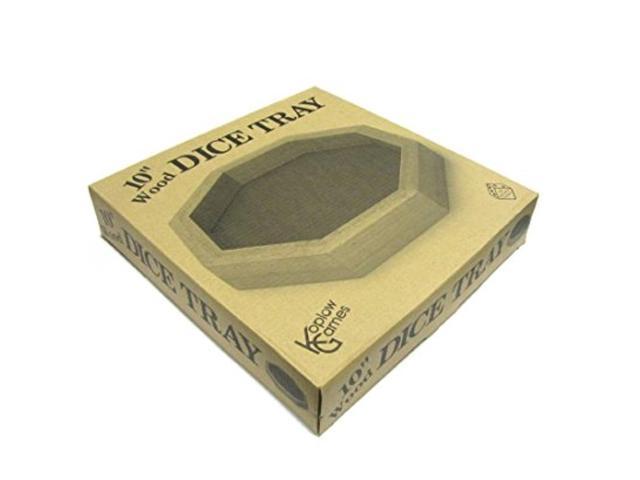 10 Inch Wood Dice Tray