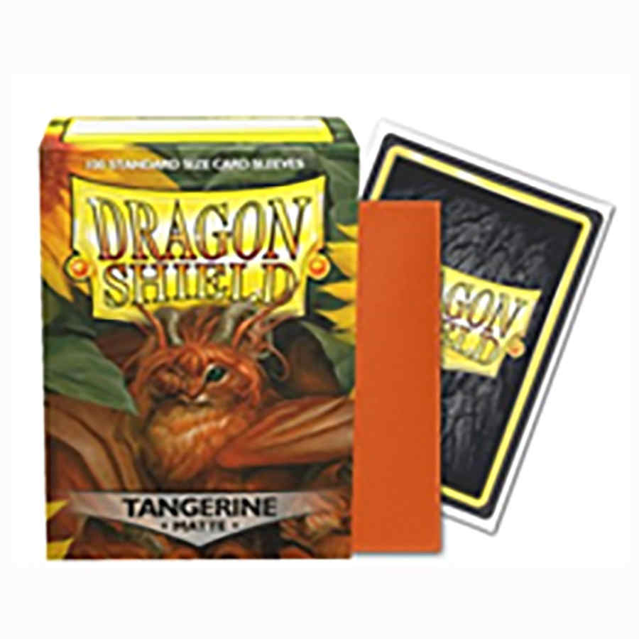 Dragon Shield Sleeves: Matte Tangerine (Box of 100)