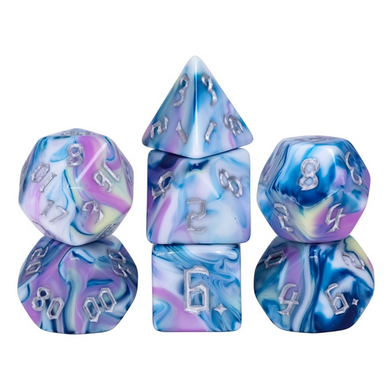 Foam Brain Rpg Dice: Blooming Violets