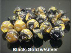 D10- Gemini Black-Gold With Silver - Boardlandia