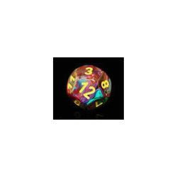 D10 Festive Dice, Mosaic/Yellow 10Ct - Boardlandia
