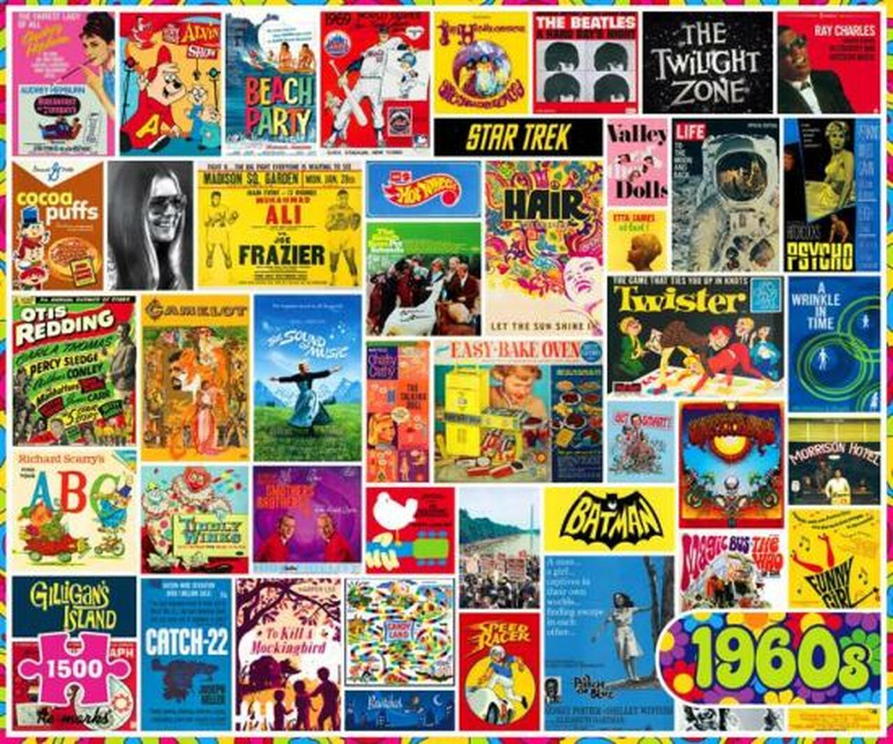 1000 Piece 1960s Puzzle