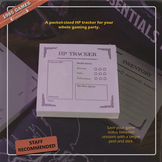 Dungeon Sticky Notes - Hit Point Tracker 5 Pack