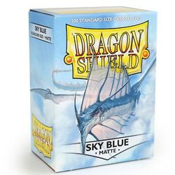 Dragon Shield Sleeves: Matte Sky Blue (Box Of 100)