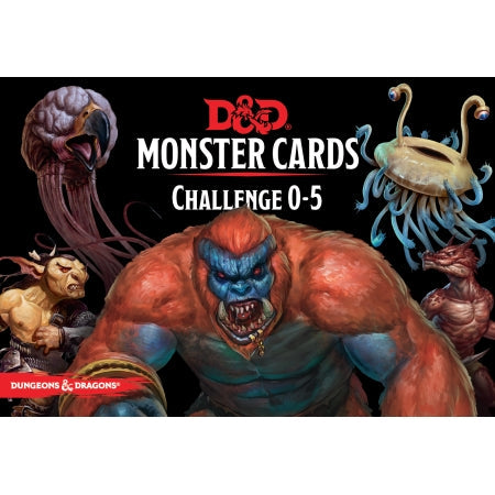 Dungeons and Dragons - Monster Cards - Challenge 0-5