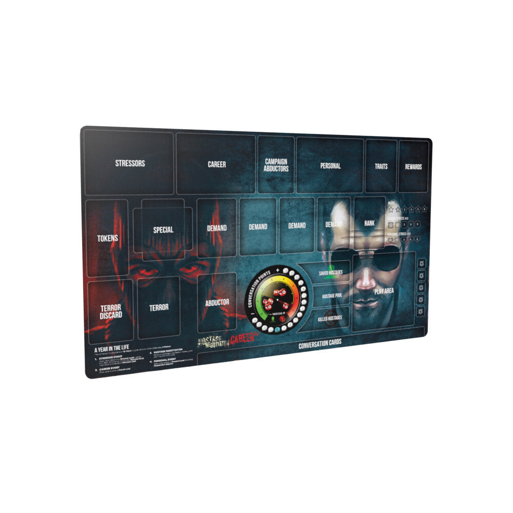 Hostage Negotiator Custom Game Mat #2 - Unknown Abductor & The Negotiator