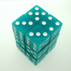 Glow In The Dark Square Cornered Dice D6 16Mm Lime - Boardlandia