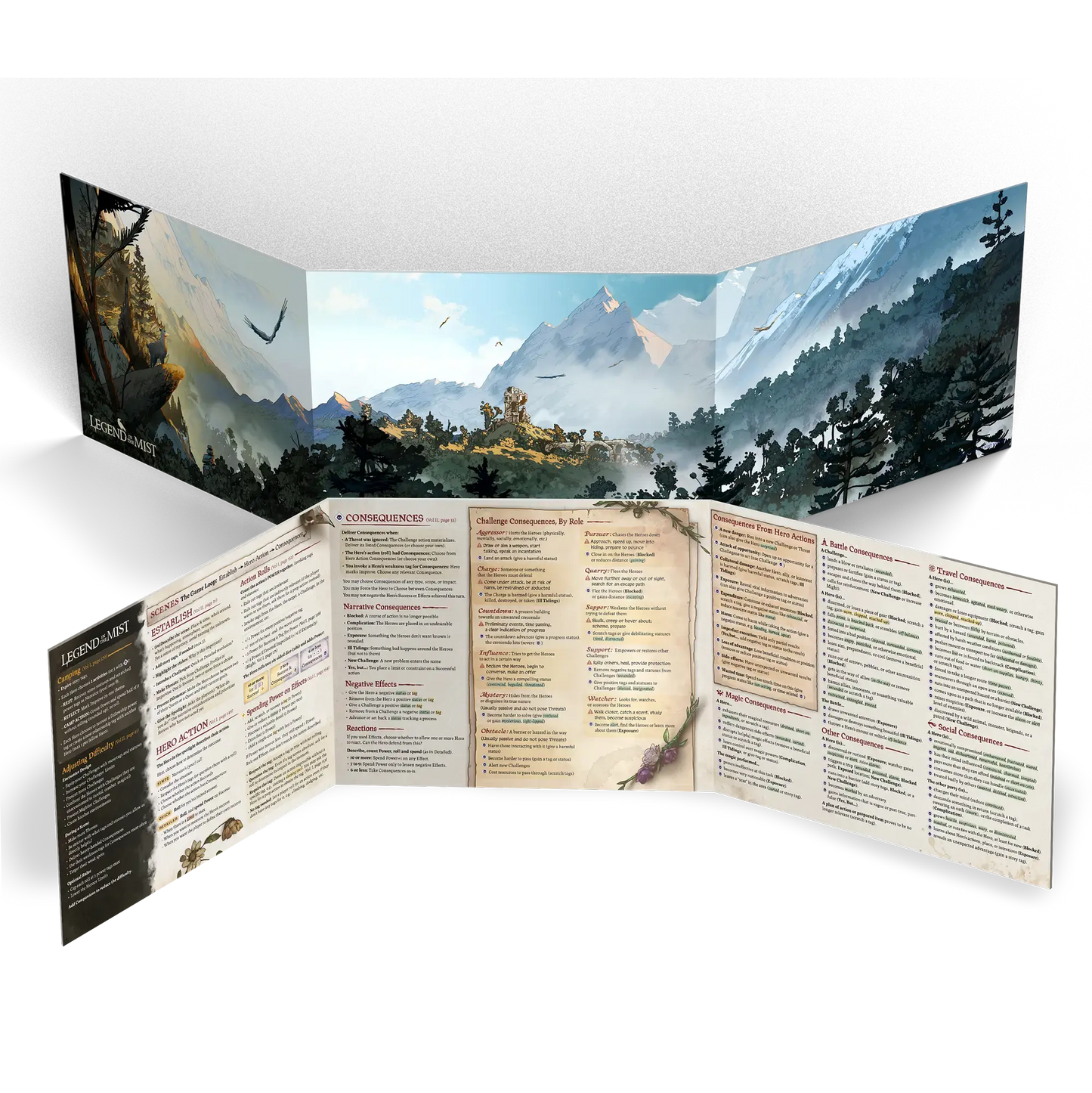 Legend in the Mist - Narrator Screen