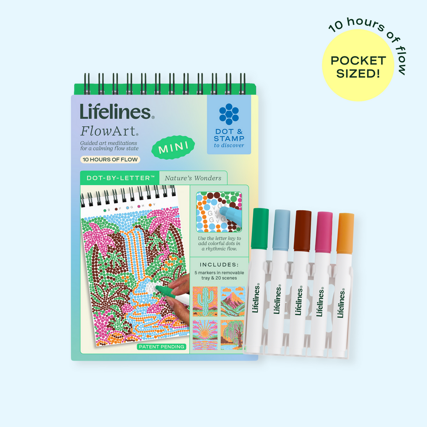 FlowArt® Mini - Dot-by-Letter Nature's Wonders
