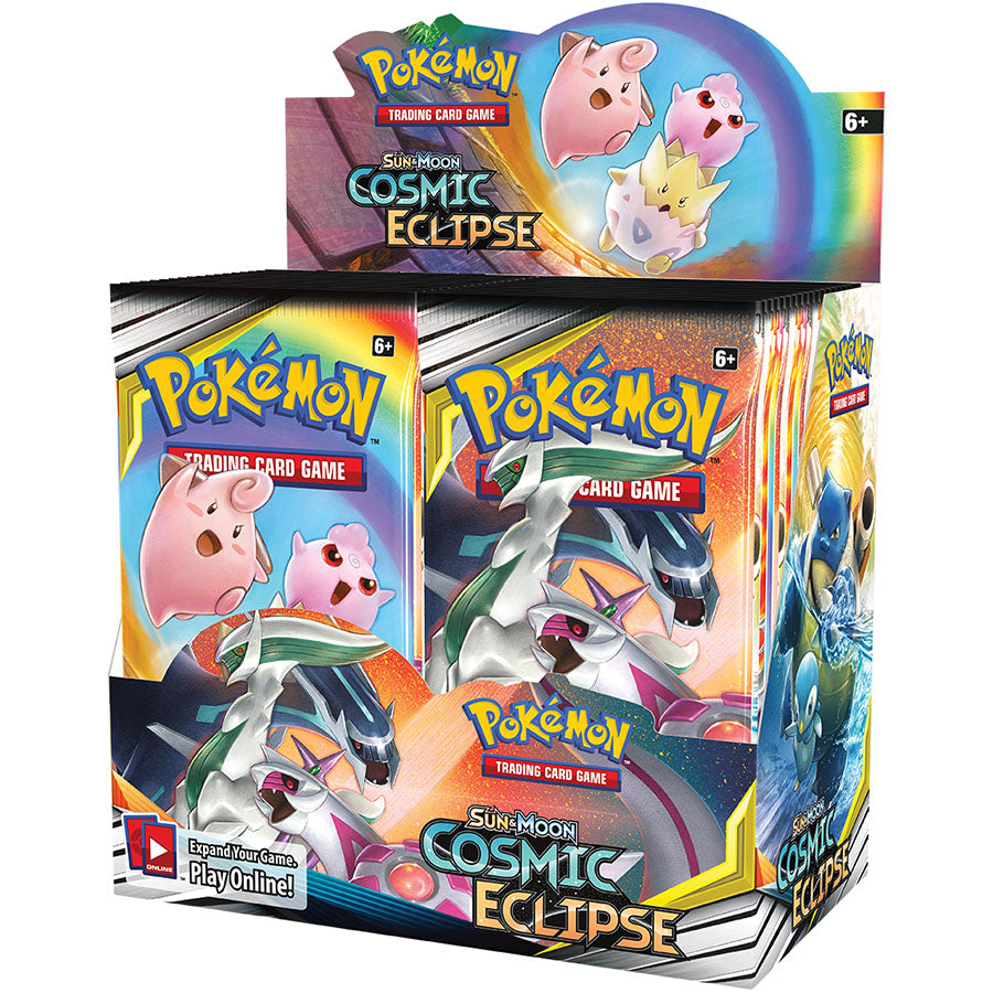 Pokemon TCG: Sun and Moon Cosmic Eclipse Booster Display