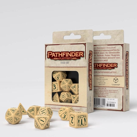 Pathfinder RPG Second Edition Playtest - 7ct Dice Set