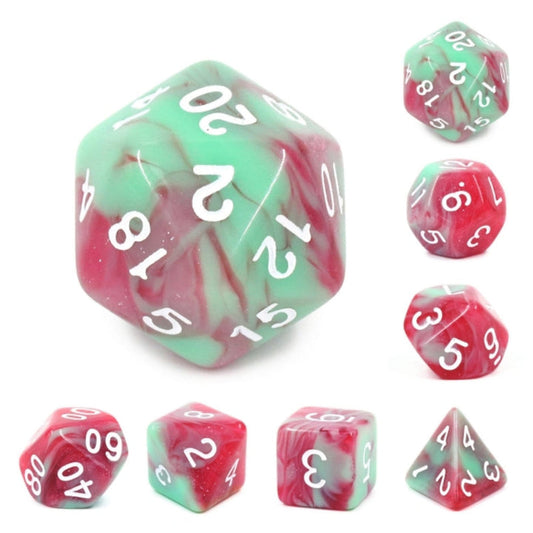 Foam Brain Rpg Dice: Strawberry Creme