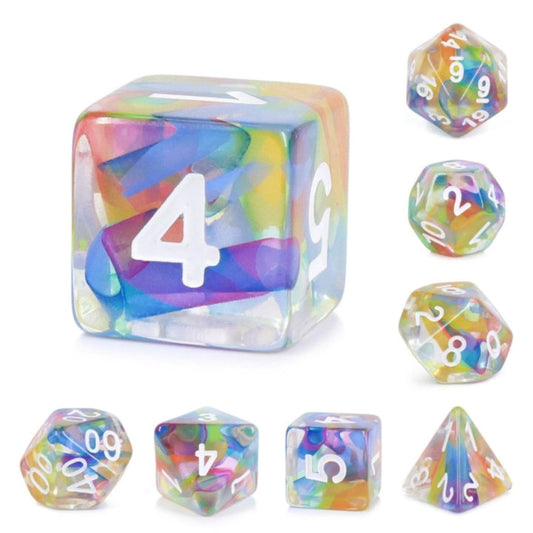 Foam Brain Rpg Dice: Rainbow Ribbon