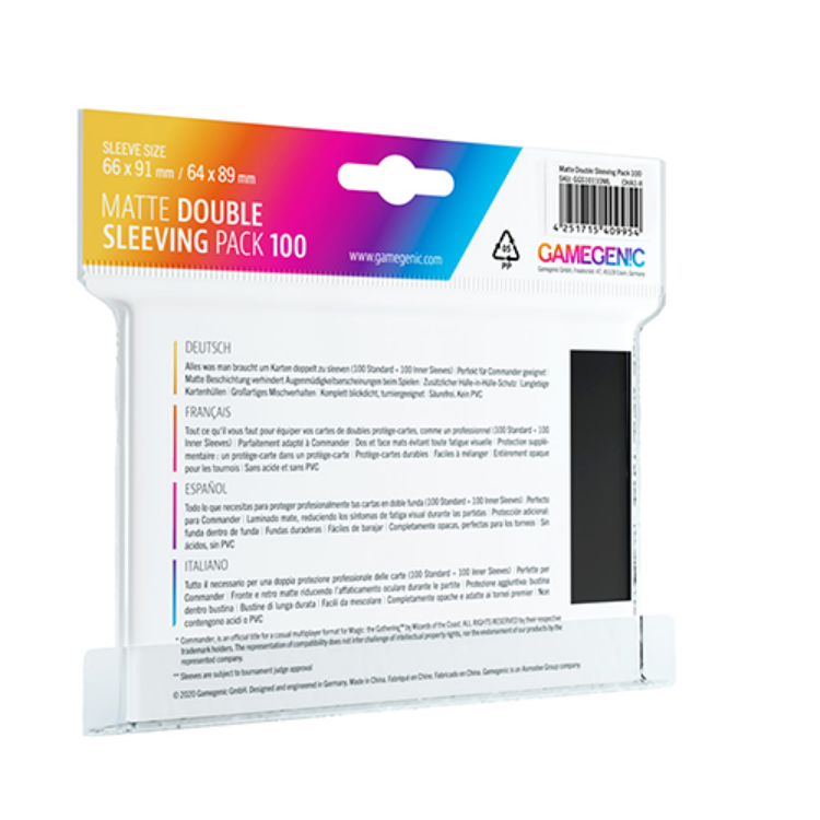 MATTE Double Sleeving Pack 100