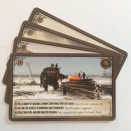 Scythe Kickstarter Promo Packs #1 through #4 - Promo Cards - Boardlandia