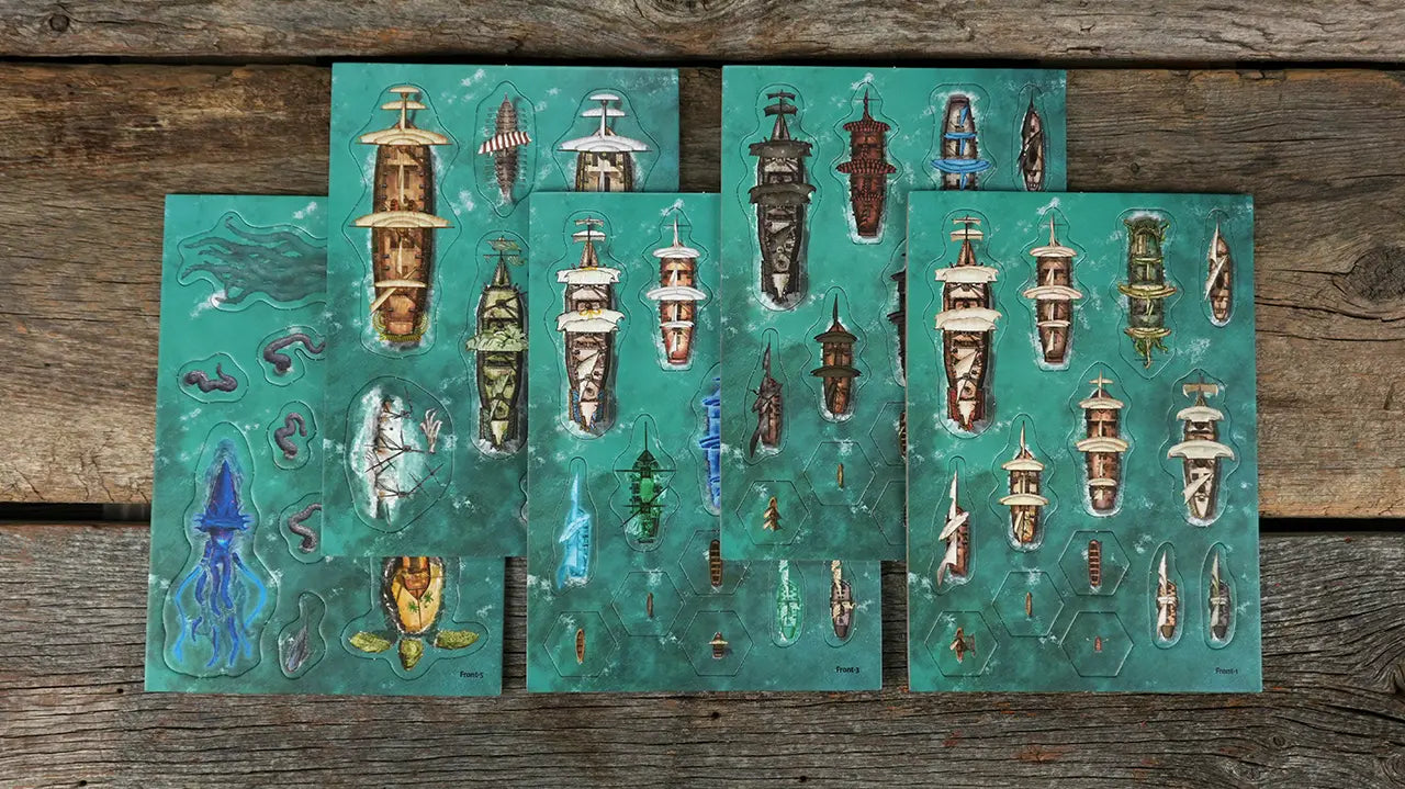 Pirate Börg - Punch-Out Naval Combat Token Pack