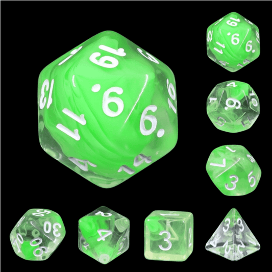 Foam Brain Rpg Dice: Summer Limes