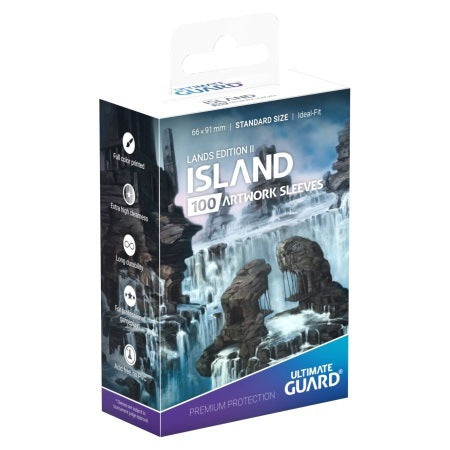 Artwork Sleeves - Lands Edition II - 100ct - Island