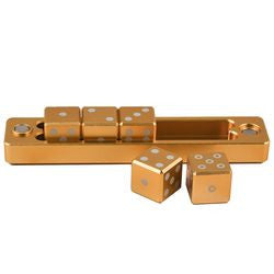 Ultra Pro D6 Gravity Dice 5 Piece Set - Gold 84767 - Boardlandia
