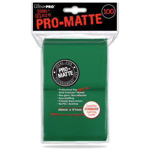 Pro Matte 100 Count Pack - Green Deck Protector 84517