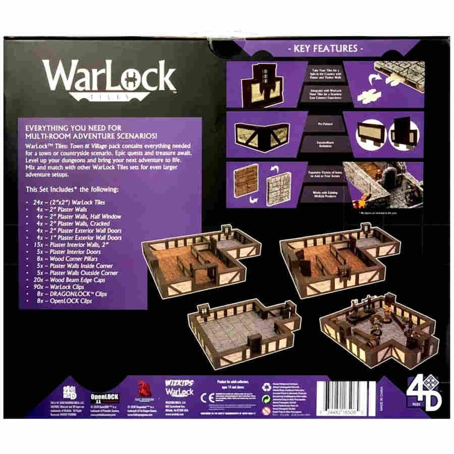 Warlock Tiles: Town and Village