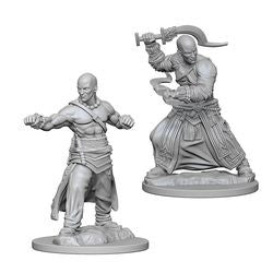 Pathfinder: Deep Cuts Unpainted Miniatures - Human Male Monk - Boardlandia
